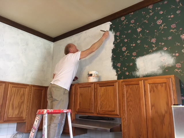 How to Hang Beadboard Wallpaper The EASY Way
