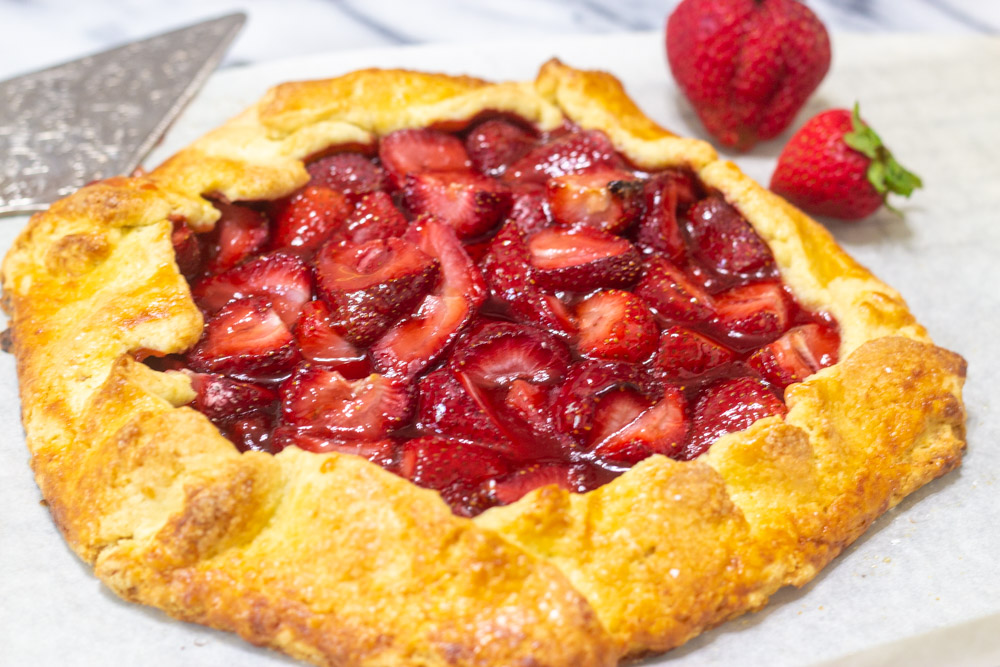 The BEST The Best Strawberry Galette - Spatula Desserts